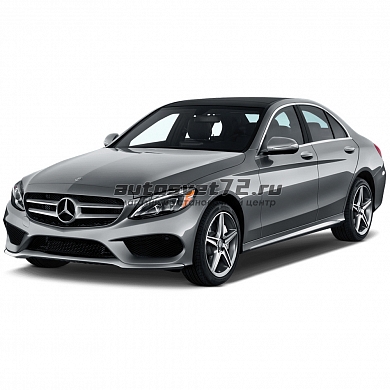 Стекло фары Mercedes Benz C-Class W205 (2014-) (правое)